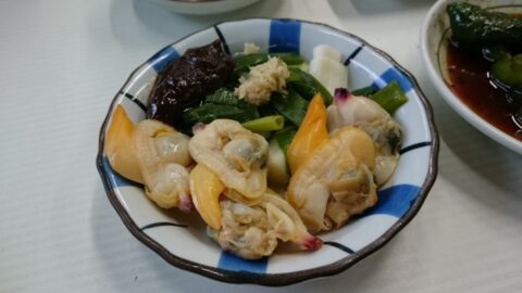 魚源食堂の青柳ぬた