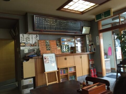 そば光の店内座敷