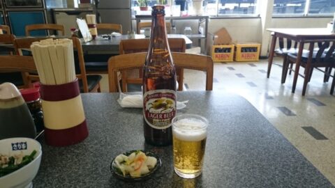 さか本でのビール