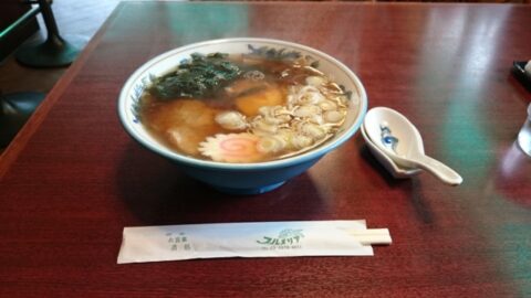 プルメリアのラーメンと箸袋