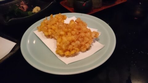トウモロコシの天ぷら