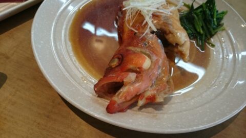 にっぽん漁港食堂の赤ハタ