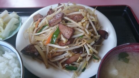 ニラなしのレバー野菜炒め