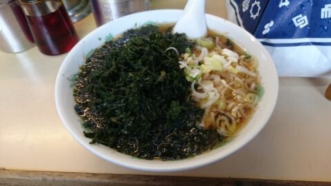 若葉の海苔バラ中華そば