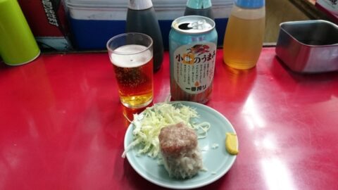 やじ満でのビール