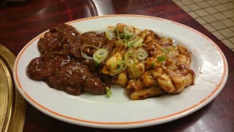 焼肉らく楽のレバー