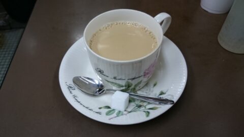 センリ軒のミルクコーヒー