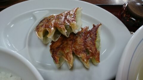 玉の家の餃子