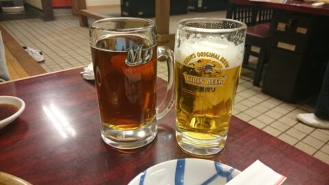 焼肉らく楽での乾杯