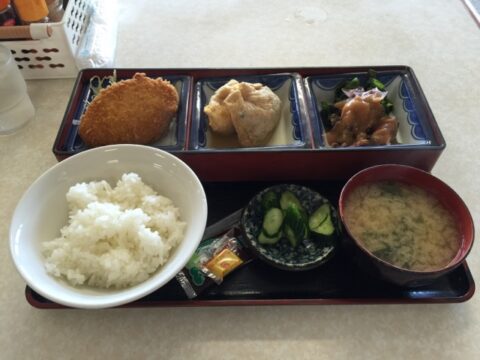 さか本三品定食