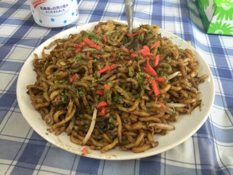 古沢商店の焼きそば中