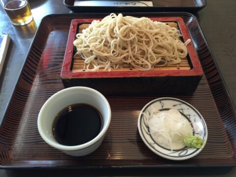 追加したもりそば