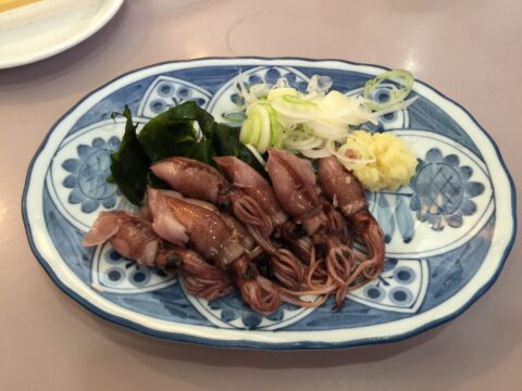 水口食堂のホタルイカ