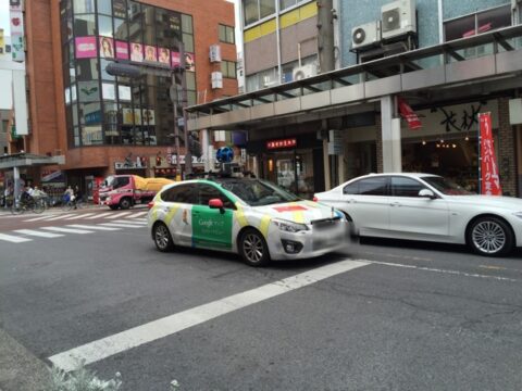 キムラヤ前のGoogle car