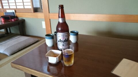 竹ひろでのビール