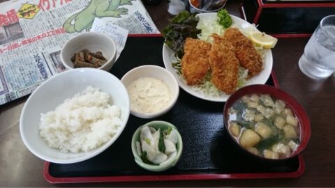 藤よしの平目フライ定食