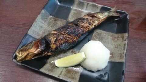 高はしの鰯塩焼き