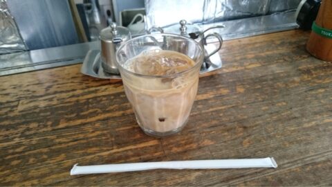 さかえやのアイスミルクコーヒー