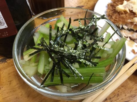 小田保のセロリ漬け