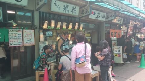 米花の店内風景