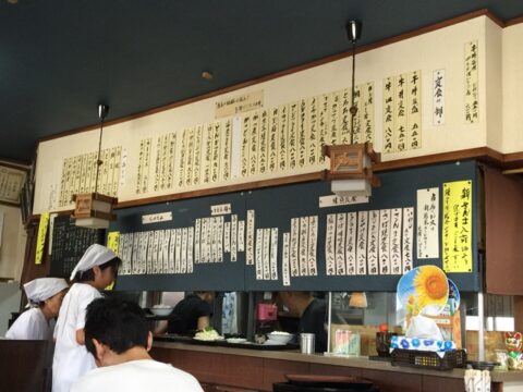 なみき食堂の魚系定食メニュー