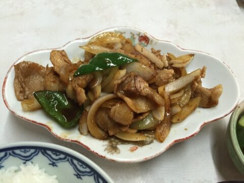 豚バラと玉ねぎの焼肉