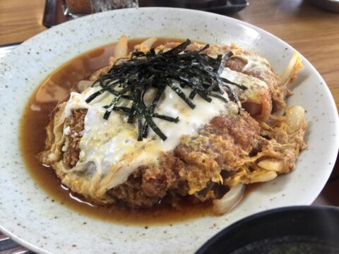 玉ねぎと煮たカツ煮