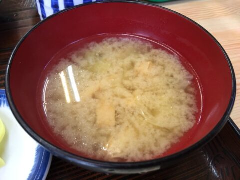 やまだやの味噌汁