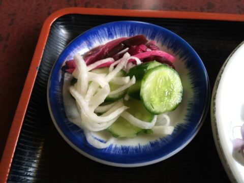 三種類の漬物