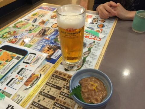 とんでん名物の塩辛