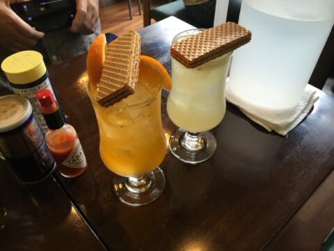 フォーシーズンのオレンジスカッシュとレモンスカッシュ