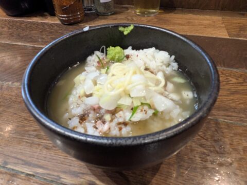 煮干し中華そば 和 nico の和え玉｜スープをかけて楽しむ締めの一杯