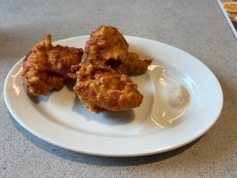 ビールセットの鶏の唐揚げ3個